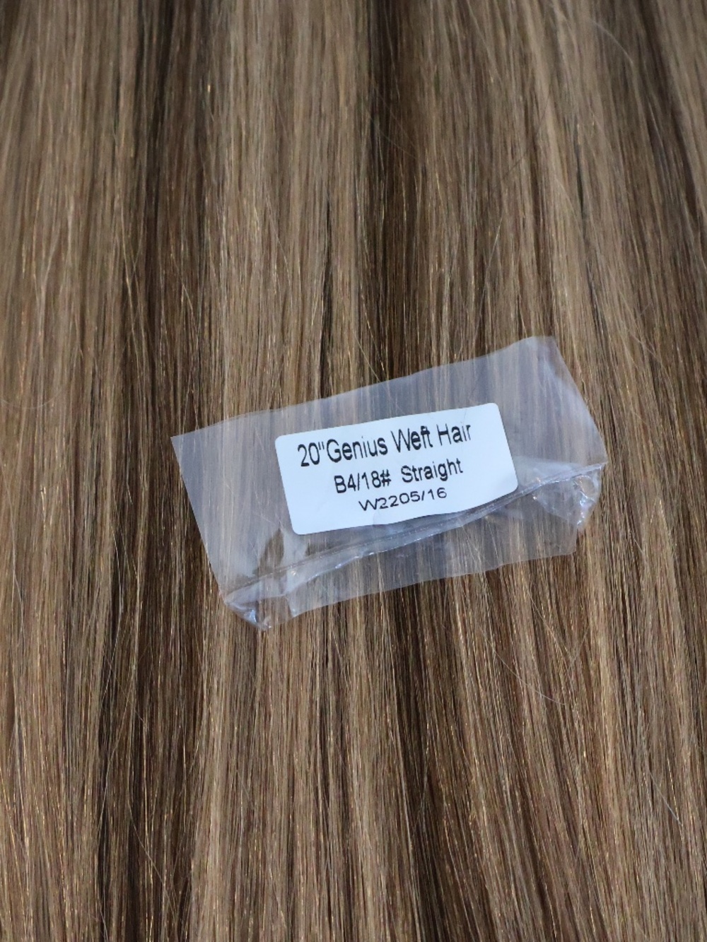 NEW 12A grade human hair genius weft rooted #4/#18 20" length hair extensions